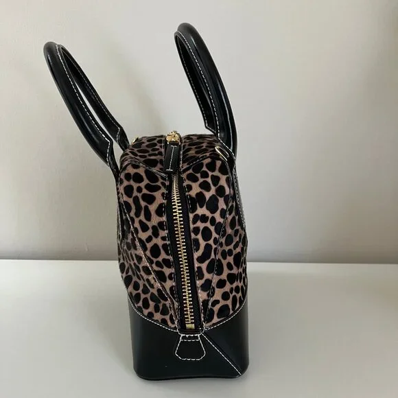 NWOT Frances Valentine Kate Spade Small Abbey Leopard Print Calf Hair Tote $498
